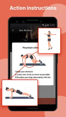 My Fitness android App screenshot 1